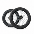 Supermoto Wheel set/no rims fits right on for Qronge X1 spark L